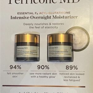 PerriconeMD Essential Fx Acyl-Glutathione Intensive Overnight Moisturizer 2 ozx2